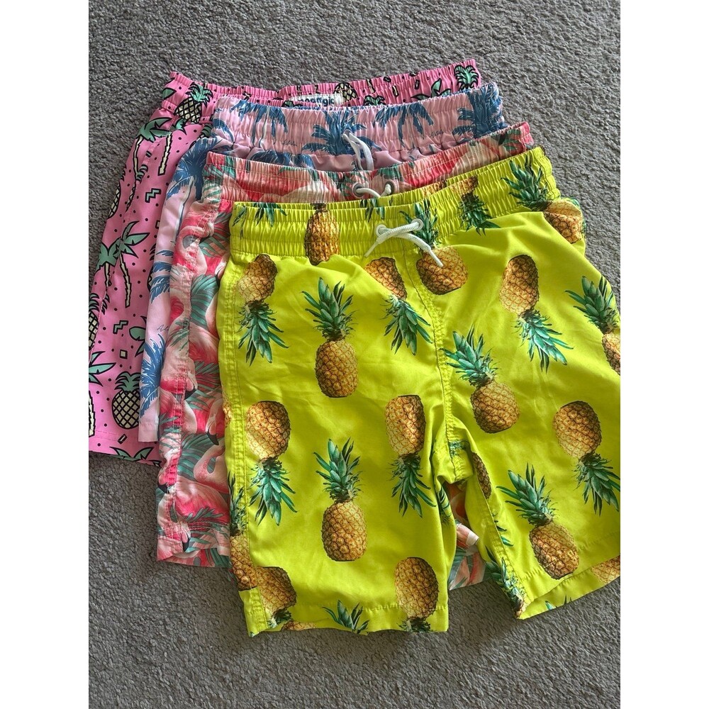 Boys Swimsuit Trunks Lot Board Shorts Size L/XL